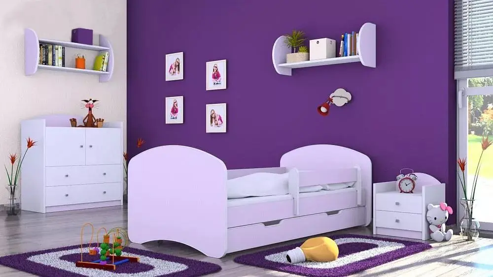 Mobila pentru copii Happy Babies Happy 08 (White/Lilac)