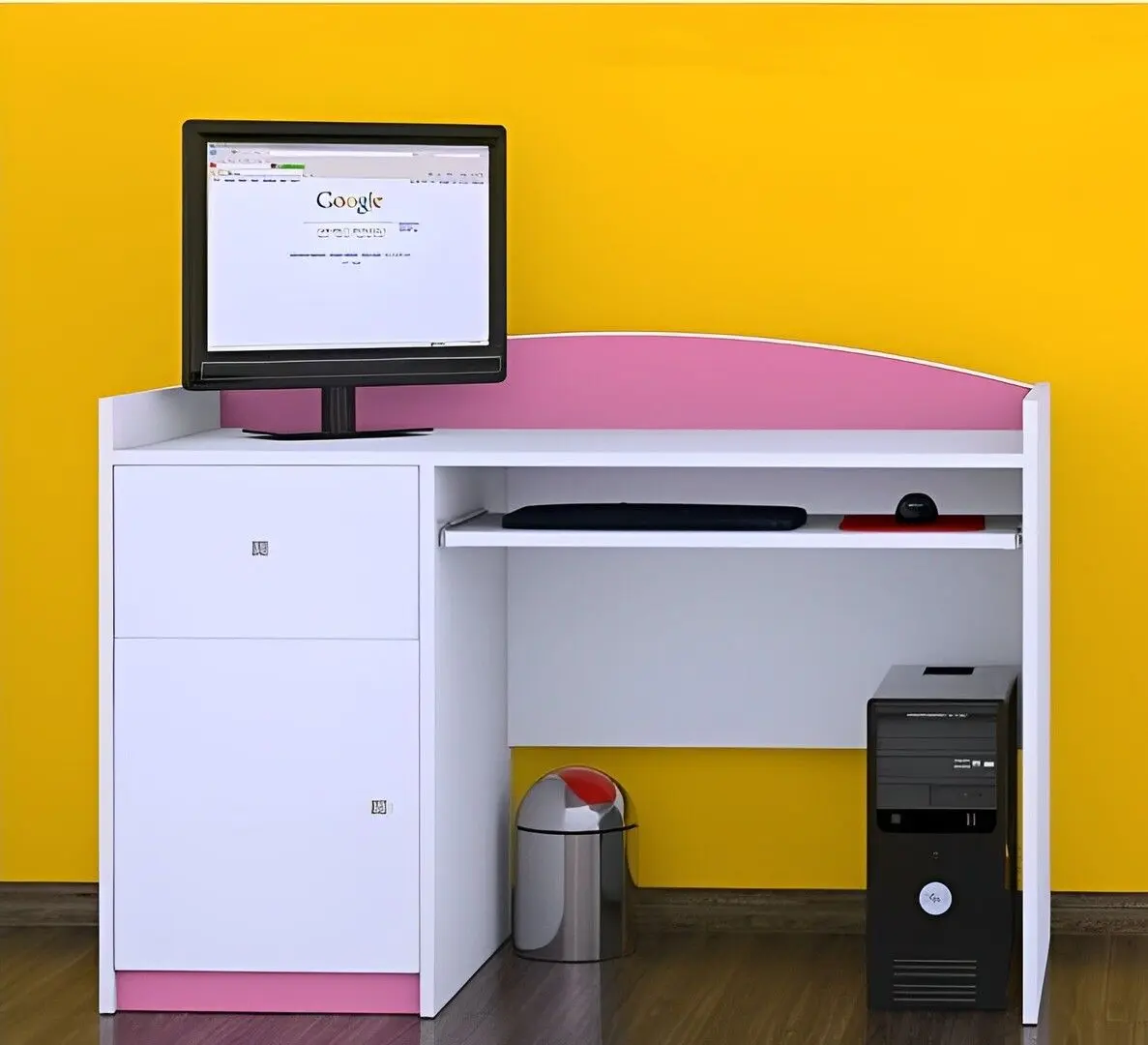 Mobila pentru copii Happy Babies Happy 09 (White/Pink)