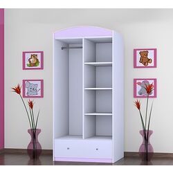 Mobila pentru copii Happy Babies Happy 11 (White/Lilac) Thumb