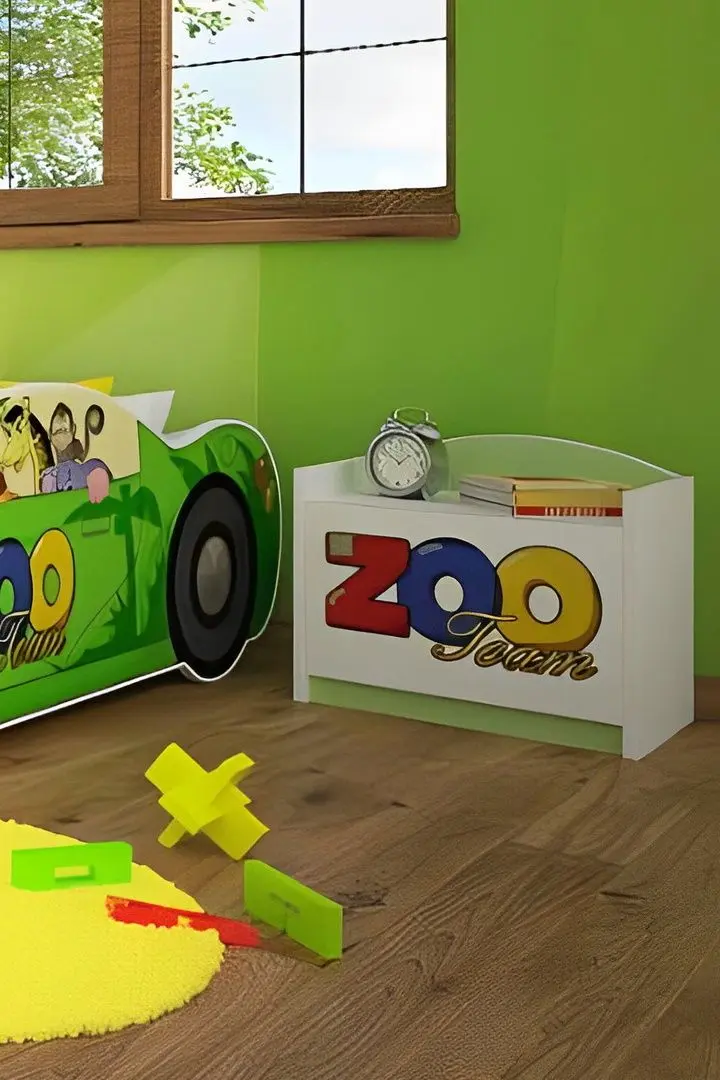 Mobila pentru copii Happy Babies Zoo 22 (White/Green)