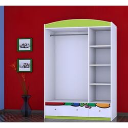 Mobila pentru copii Happy Babies Zoo 22 (White/Green) Thumb