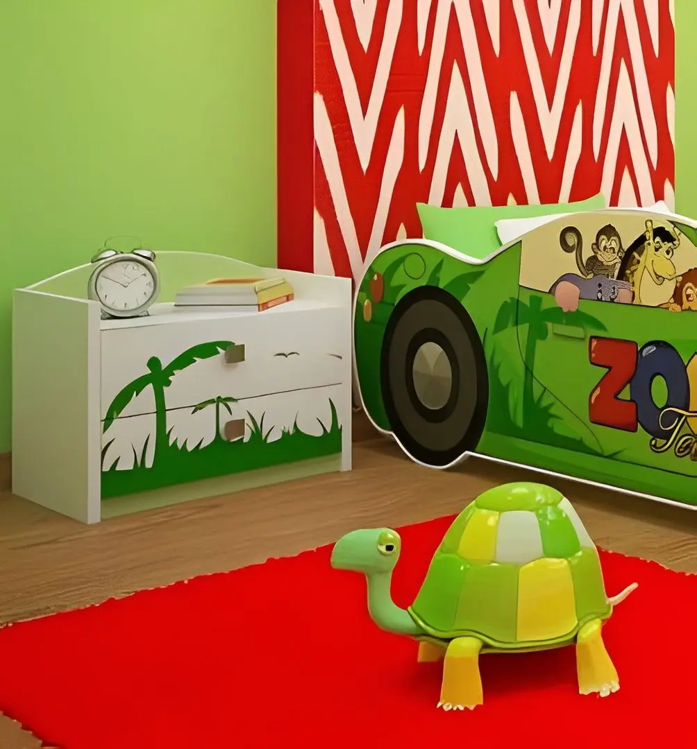 Детская Happy Babies Zoo 23 (White/Green)