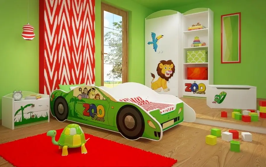 Детская Happy Babies Zoo 23 (White/Green)