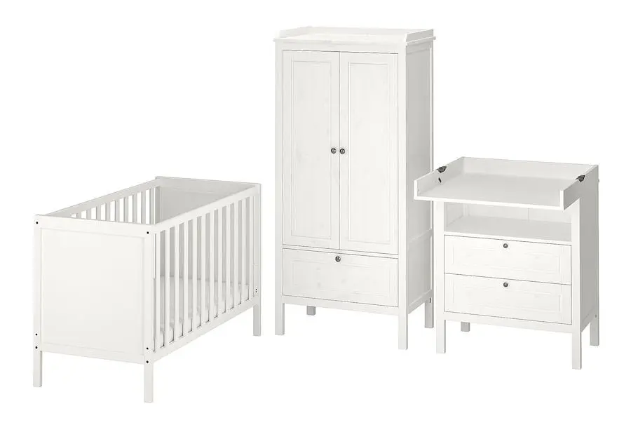 Mobila pentru copii Ikea Sundvik 60x120 (Alb) - 5