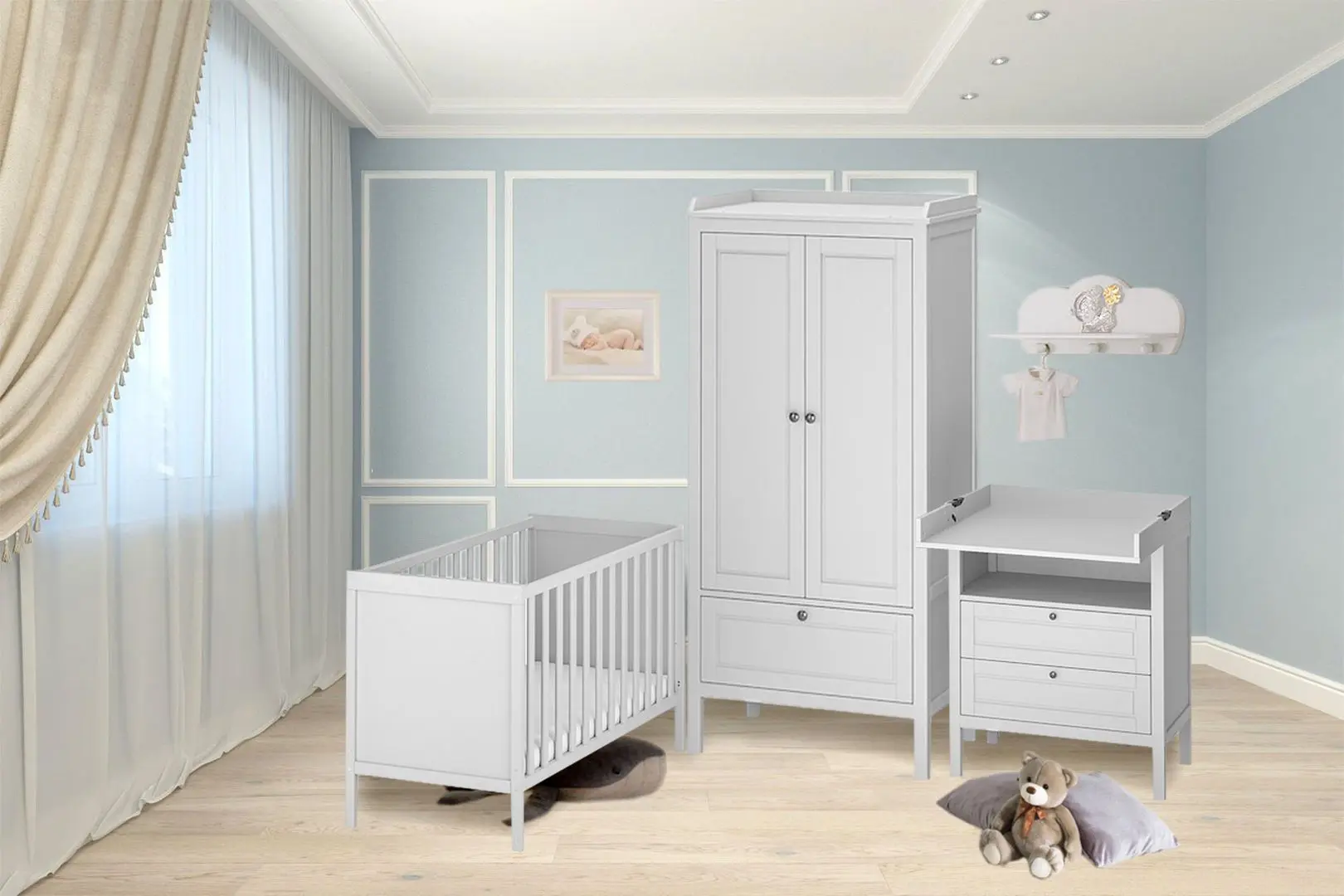 Детская Ikea Sundvik 60x120 (Серый)