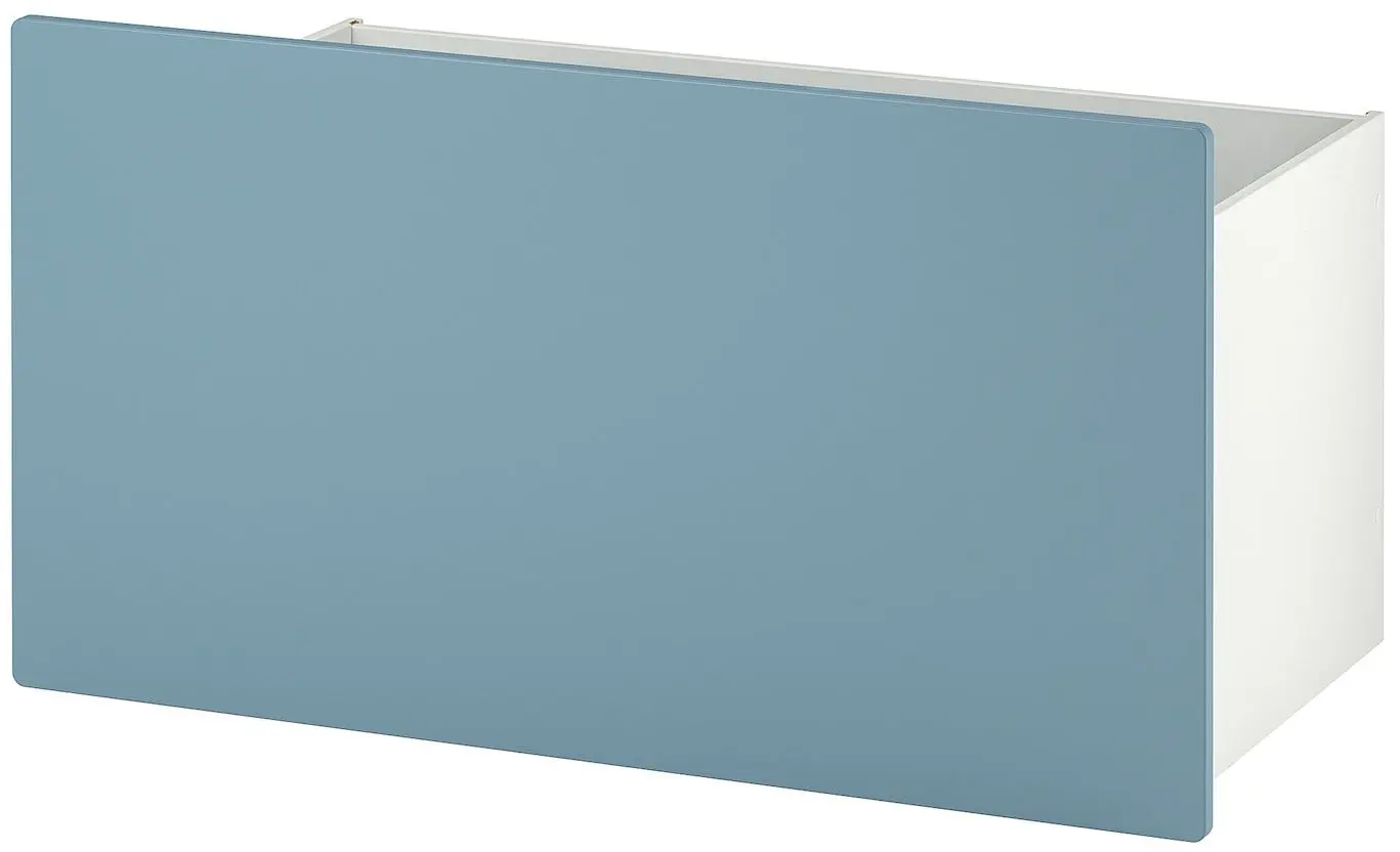 Набор детской мебели Ikea Smastad/Platsa с банкеткой 150x57x181 (Белый/Голубой)