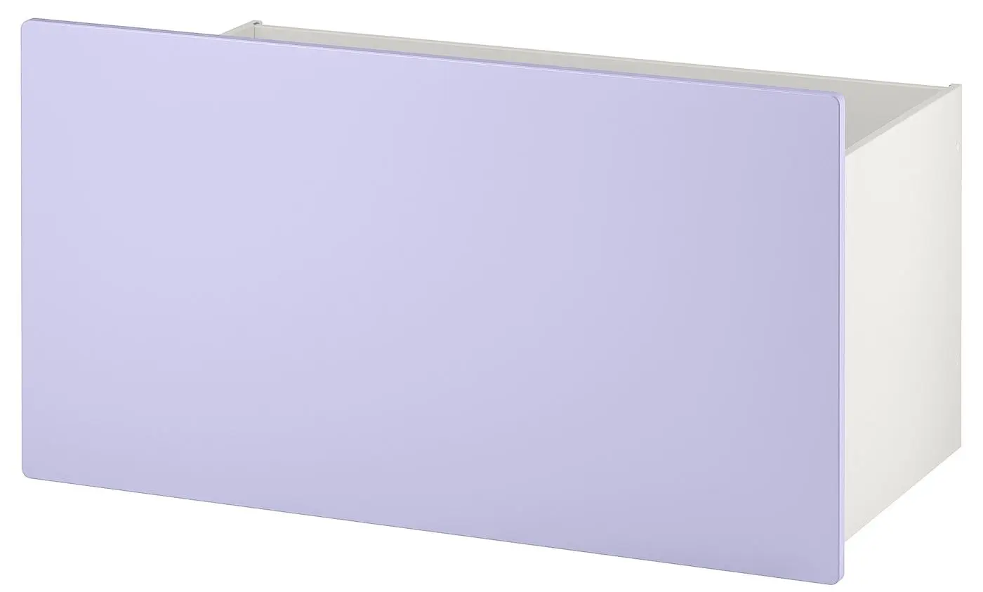 Набор детской мебели Ikea Smastad/Platsa с банкеткой 150x57x181 (Белый/Светло-сиреневый)