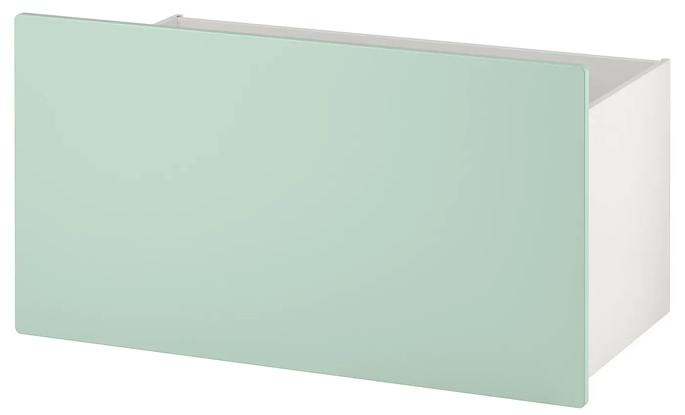 Набор детской мебели Ikea Smastad/Platsa с банкеткой 150x57x181 (Белый/Светло-зеленый)