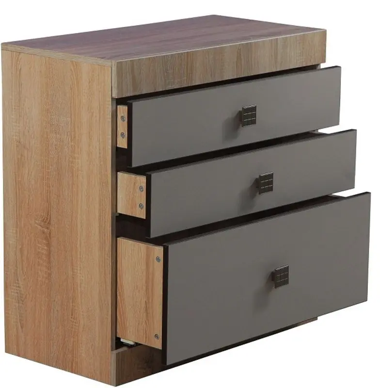 Mobila pentru copii КМК 0467 London 2 Dreapta (Sonoma Oak/Cappuccino) - 7