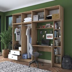 Детская стенка Mirage Meble BA122 (Walnut/White) Thumb