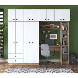Детская стенка Mirage Meble BA122 (Walnut/White)