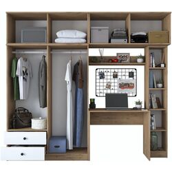 Детская стенка Mirage Meble BA122 (Walnut/White) Thumb