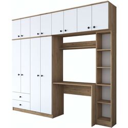 Детская стенка Mirage Meble BA122 (Walnut/White) Thumb