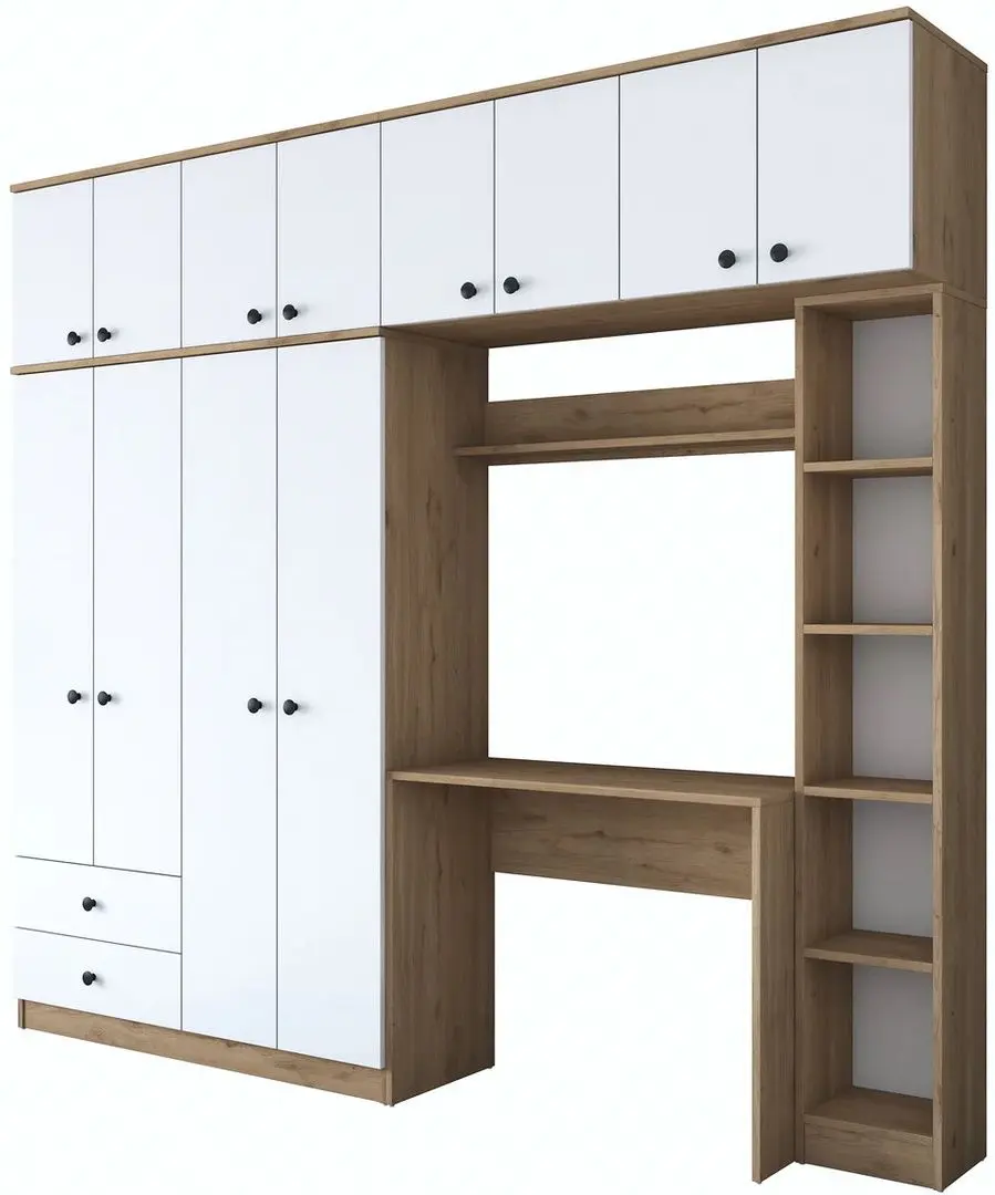 Детская стенка Mirage Meble BA122 (Walnut/White)