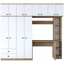 Детская стенка Mirage Meble BA122 (Walnut/White) Thumb