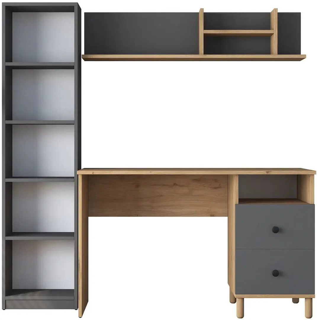 Набор детской мебели Mirage Meble HA115 (Walnut/Anthracite)