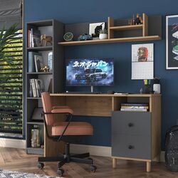 Набор детской мебели Mirage Meble HA115 (Walnut/Anthracite) Thumb