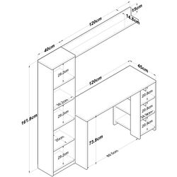 Набор детской мебели Mirage Meble HA116 (Anthracite/Walnut) Thumb
