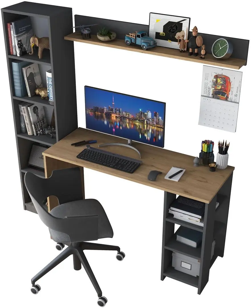 Набор детской мебели Mirage Meble HA116 (Anthracite/Walnut)