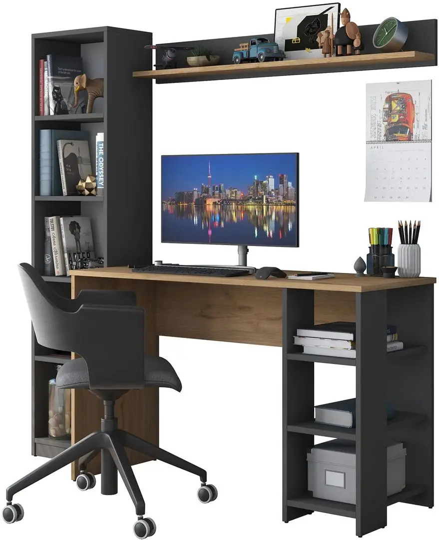 Набор детской мебели Mirage Meble HA116 (Anthracite/Walnut)