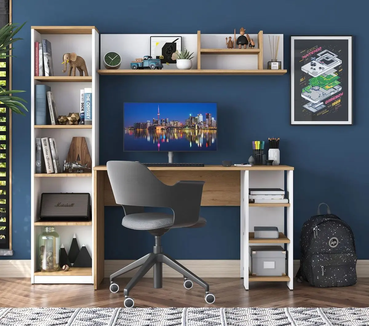 Набор детской мебели Mirage Meble HA125 (Walnut/White)