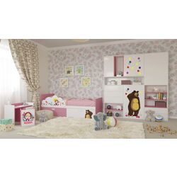 Детская Smart Маша и Медведь Playtime 2 (White/Pink)