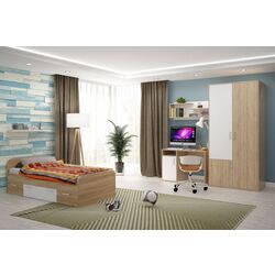 Детская Stolline Мика 1 (Дуб Сонома/Белый)