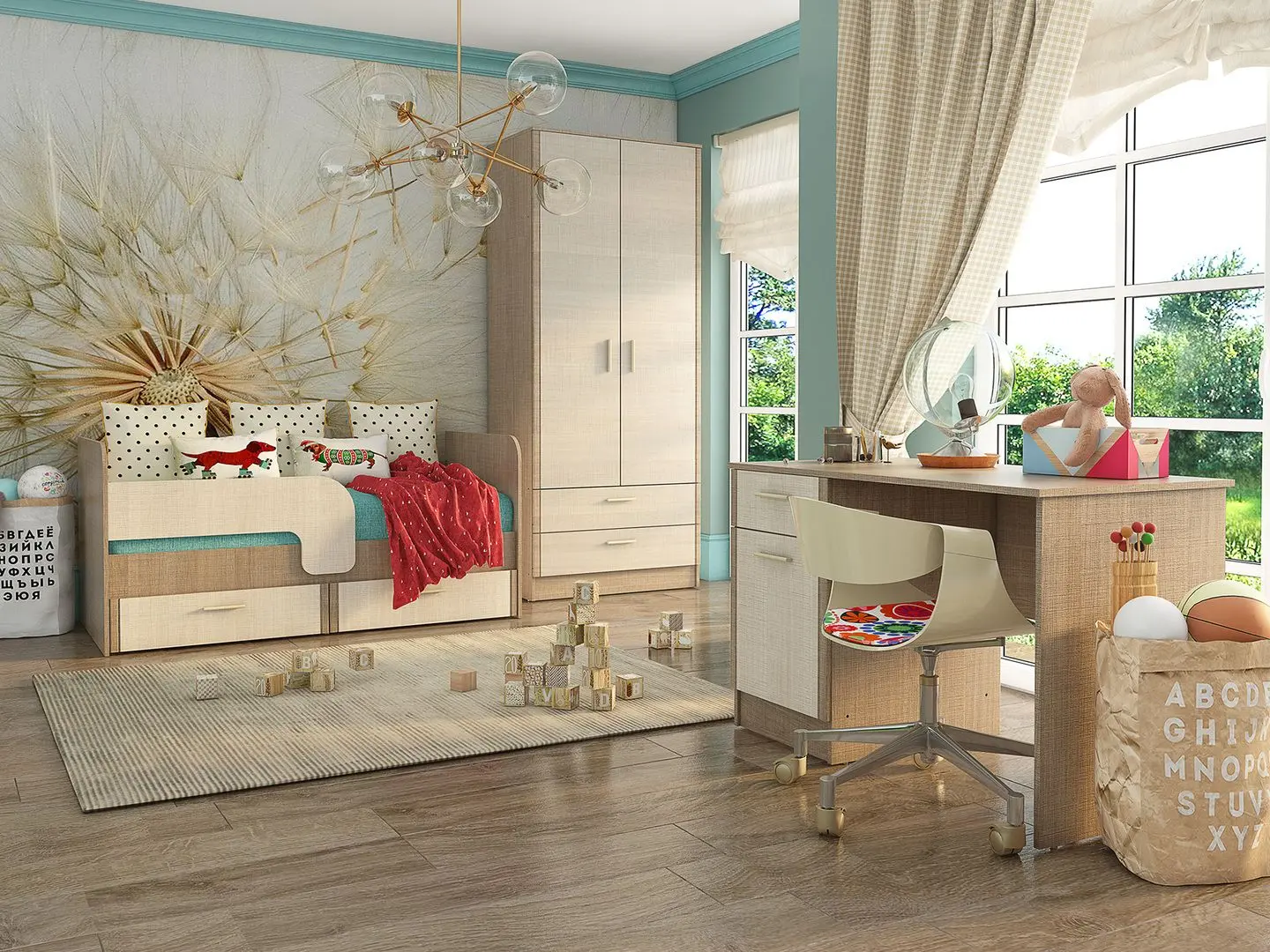 Детская Stolline Юта 3 (Крослайн Карамель/Крослайн Латте)