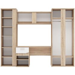 Набор детской мебели Stolline Бриз СТЛ.420.00 2.6м (Дуб Сонома/Белый) Thumb