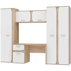 Набор детской мебели Stolline Бриз СТЛ.420.00 2.6м (Дуб Сонома/Белый)