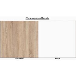 Набор детской мебели Stolline Бриз СТЛ.420.00 2.6м (Дуб Сонома/Белый) Thumb