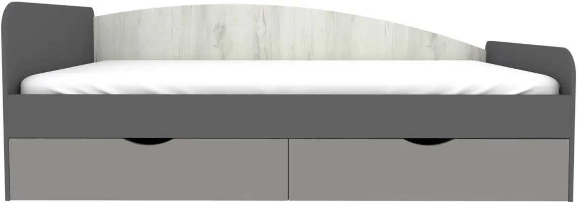 Mobila pentru copii Yasen Disney 2.45х2.04m (Graphite Grey/White Kraft Oak/Cashmere)