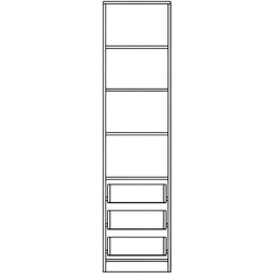 Mobila pentru copii Yasen Disney 2.45х2.04m (Graphite Grey/White Kraft Oak/Cashmere) Thumb