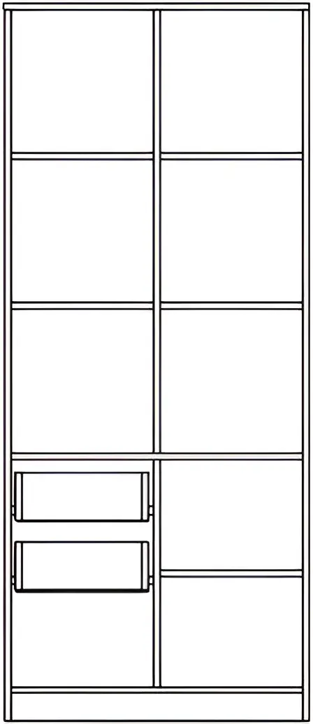 Детская Yasen Дисней книжный шкаф 3Д2Я/полка/письменный стол/кровать 90/пенал (Серый Графит/Дуб Крафт Белый/Kашемир)