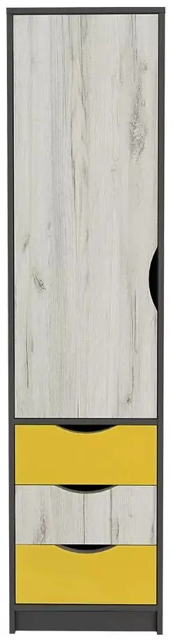 Детская Yasen Дисней (Серый Графит/Дуб Крафт Белый/Солнечное Сияние) - 6