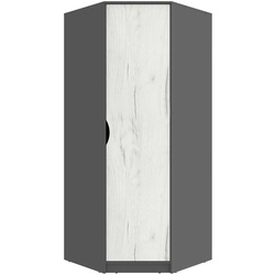 Mobila pentru copii Yasen Disney dulap de colt/etajera de colt/masa de birou/pat 120/penal/noptiera (Graphite Gray/Craft Oak White) Thumb