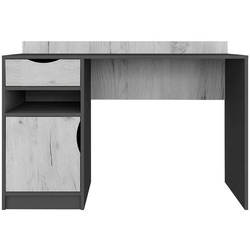 Mobila pentru copii Yasen Disney dulap de colt/etajera de colt/masa de birou/pat 120/penal/noptiera (Graphite Gray/Craft Oak White) Thumb