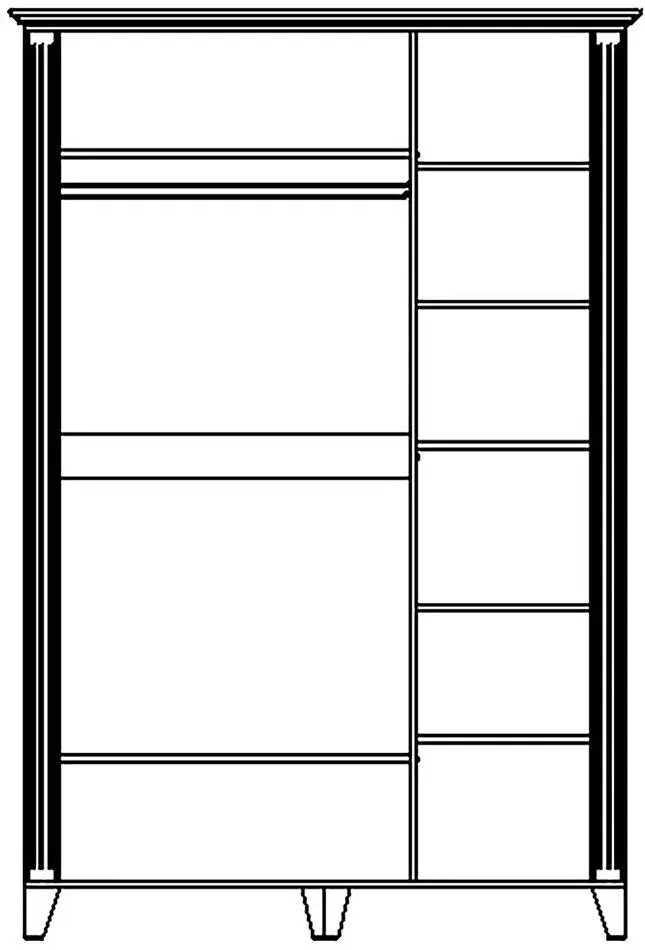 Mobila pentru copii Yasen Skandi 2 90 (White Structural/Bourbon Oak/Orion Oak) - 6