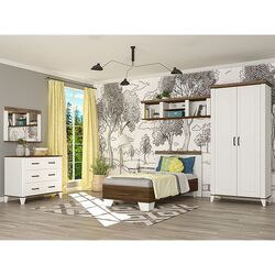 Детская Yasen Сканди 90 (Белый Структурный/Дуб Бурбон/Дуб Орион)