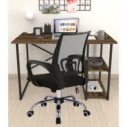 Комплект офисной мебели Fabulous 2 полки/Gotel C4F (Walnut/Black)