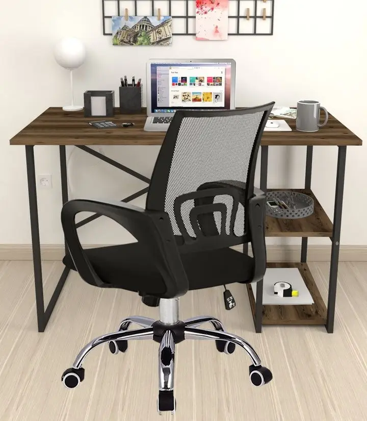 Комплект офисной мебели Fabulous 2 полки/Gotel C4F (Walnut/Black)