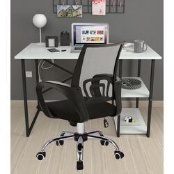 Комплект офисной мебели Fabulous 2 полки/Gotel C4F (White/Black)