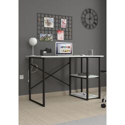 Комплект офисной мебели Fabulous 2 полки/Gotel C4F (White/Black) Thumb