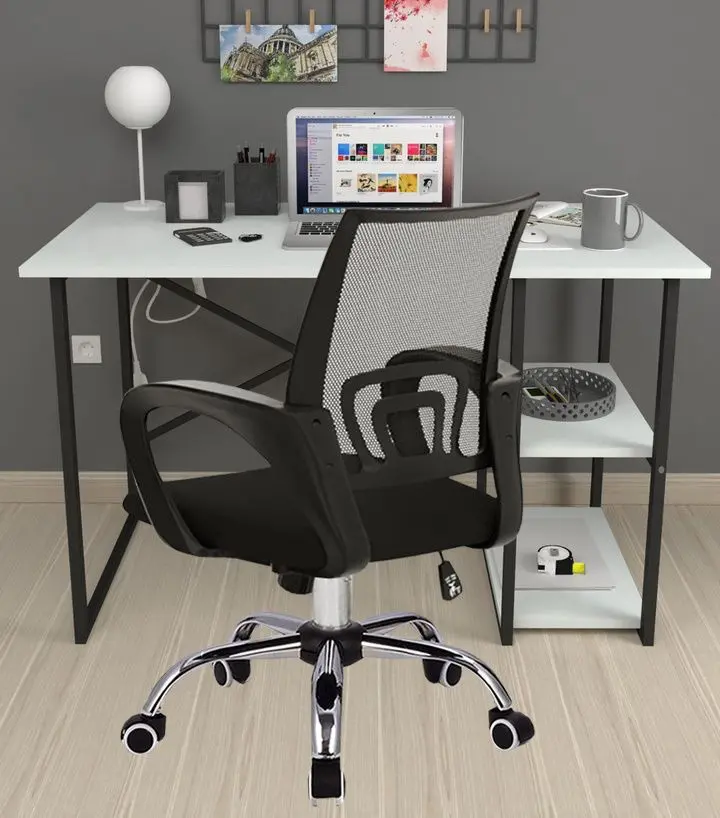 Комплект офисной мебели Fabulous 2 полки/Gotel C4F (White/Black)