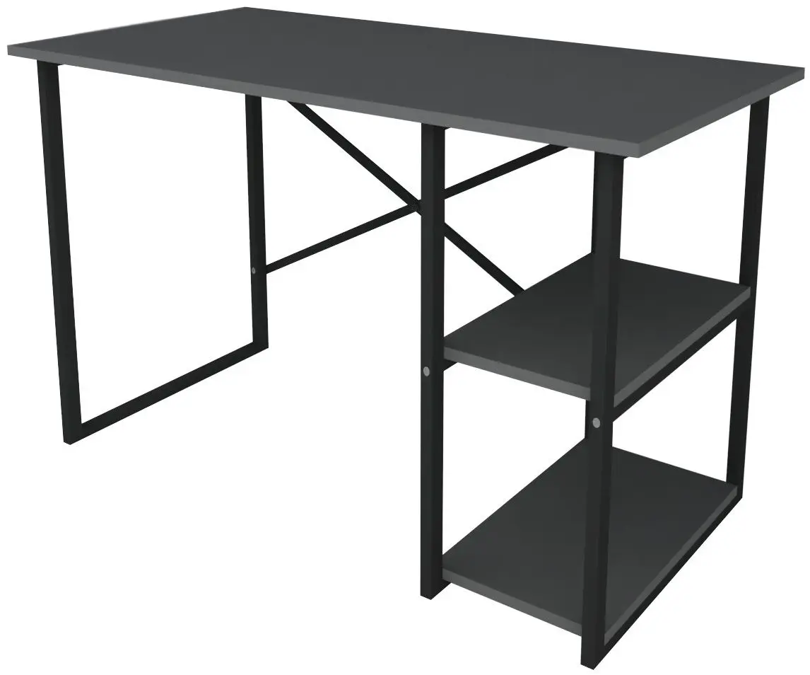 Комплект офисной мебели Fabulous 2 полки/Jumi Smart CM-922983 (Anthracite/Black) - 2