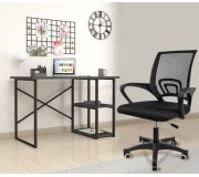 Комплект офисной мебели Fabulous 2 полки/Jumi Smart CM-922983 (Anthracite/Black)