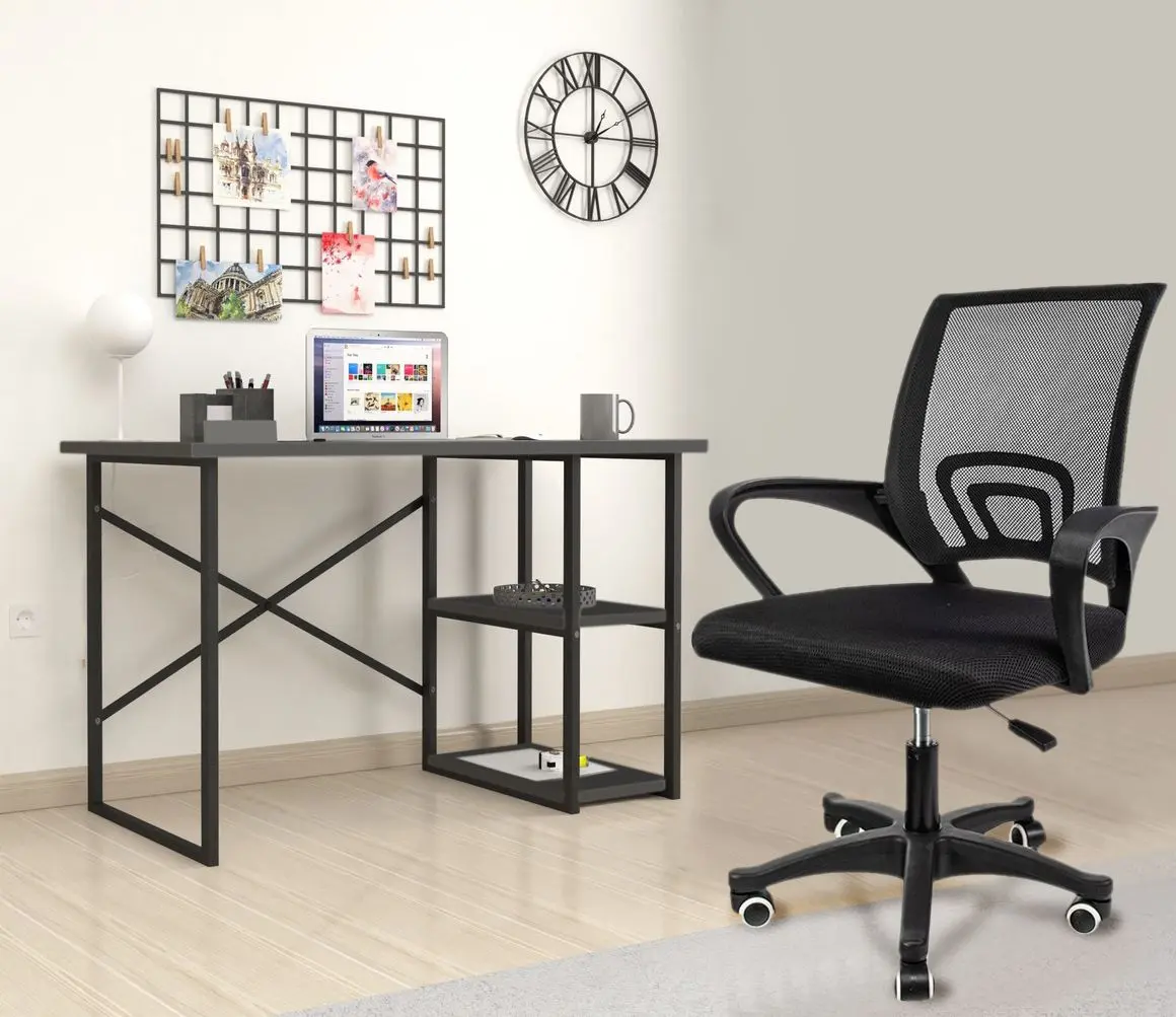 Комплект офисной мебели Fabulous 2 полки/Jumi Smart CM-922983 (Anthracite/Black)