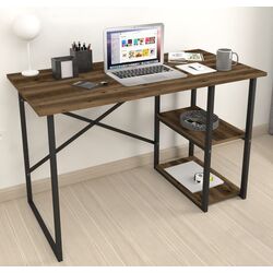 Комплект офисной мебели Fabulous 2 полки/Jumi Smart CM-922983 (Walnut/Black) Thumb