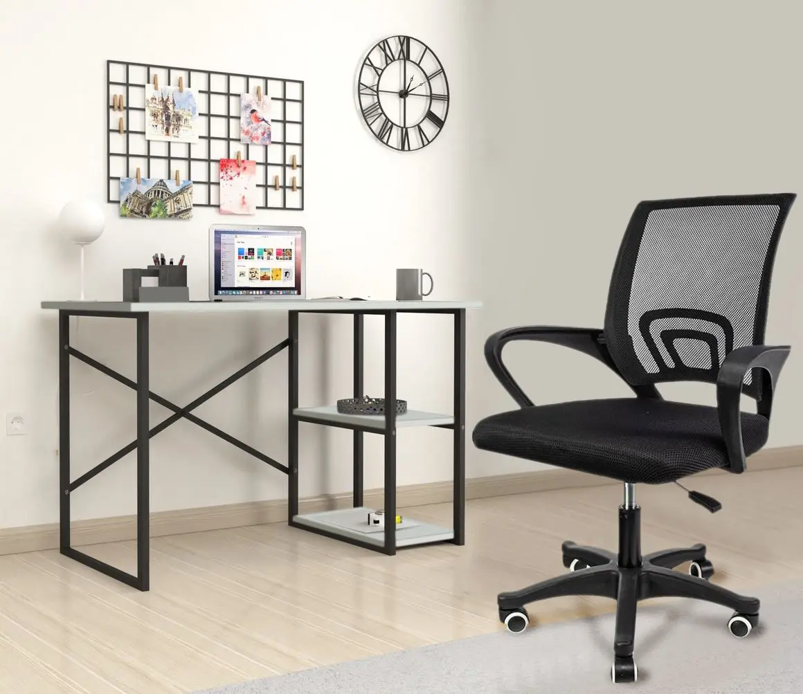 Комплект офисной мебели Fabulous 2 полки/Jumi Smart CM-922983 (White/Black)