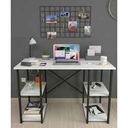 Комплект офисной мебели Fabulous 4 полки/Shelves Metal 5 секции/Gotel C4F (White/Black) Thumb